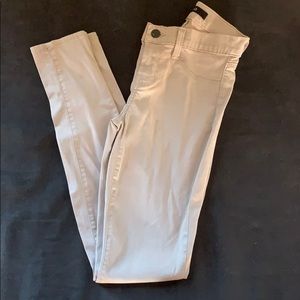 J Brand “Super skinny Conc Dust” sz4 beige jeans